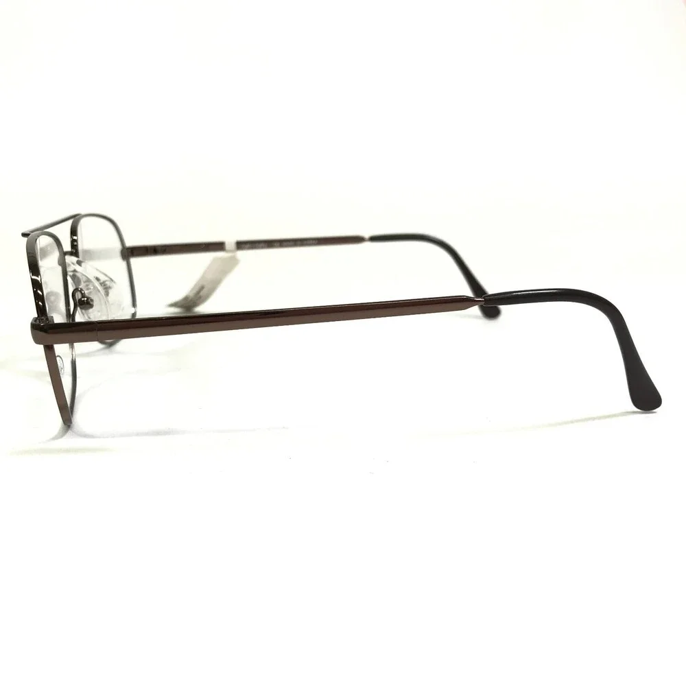 Eight to Eighty Eyeglasses Frames MORTY BROWN Square Full Rim 54-18-140